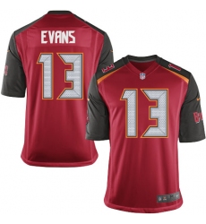 Men's Nike Tampa Bay Buccaneers #13 Mike Evans Game Red Team Color NFL Jersey Men's Nike Tampa Bay Buccaneers #13 Mike Evans Game Red Team Color NFL Jersey