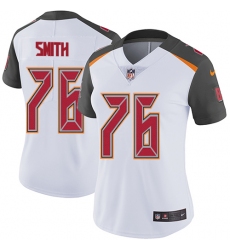 Women's Nike Tampa Bay Buccaneers #76 Donovan Smith Elite White NFL Jersey