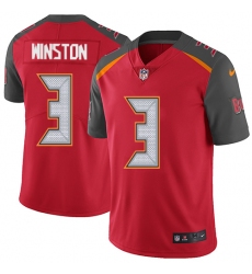 Youth Nike Tampa Bay Buccaneers #3 Jameis Winston Elite Red Team Color NFL Jersey