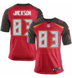 Men's Nike Tampa Bay Buccaneers #83 Vincent Jackson Elite Red Team Color NFL Jersey