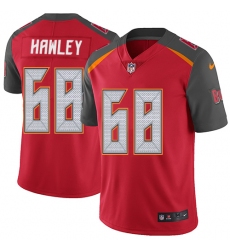 Youth Nike Tampa Bay Buccaneers #68 Joe Hawley Elite Red Team Color NFL Jersey
