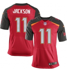 Men's Nike Tampa Bay Buccaneers #11 DeSean Jackson Elite Red Team Color NFL Jersey