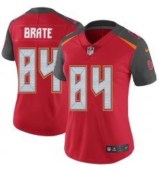 Women's Nike Tampa Bay Buccaneers #84 Cameron Brate Elite Red Team Color NFL Jersey