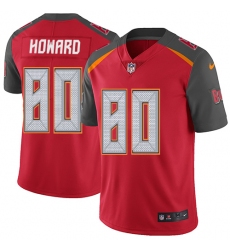 Men's Nike Tampa Bay Buccaneers #80 O. J. Howard Red Team Color Vapor Untouchable Limited Player NFL Jersey