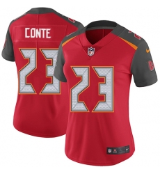 Women's Nike Tampa Bay Buccaneers #23 Chris Conte Elite Red Team Color NFL Jersey