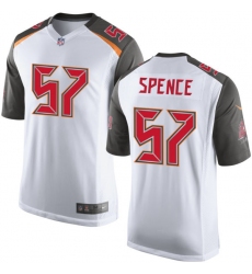 Men's Nike Tampa Bay Buccaneers #57 Noah Spence Game White NFL Jersey