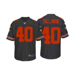 Reebok Arizona Cardinals #40 Pat Tillman Black Replica Throwback NFL Jersey