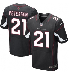 Men's Nike Arizona Cardinals #21 Patrick Peterson Elite Black Alternate NFL Jersey