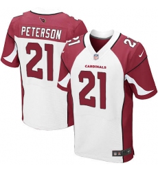 Men's Nike Arizona Cardinals #21 Patrick Peterson Elite White NFL Jersey