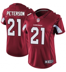 Women's Nike Arizona Cardinals #21 Patrick Peterson Elite Red Team Color NFL Jersey