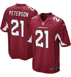Youth Nike Arizona Cardinals #21 Patrick Peterson Game Red Team Color NFL Jersey