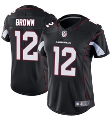 Women's Nike Arizona Cardinals #12 John Brown Elite Black Alternate NFL Jersey