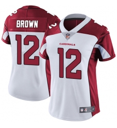 Women's Nike Arizona Cardinals #12 John Brown Elite White NFL Jersey