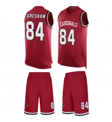 Men's Nike Arizona Cardinals #84 Jermaine Gresham Limited Red Tank Top Suit NFL Jersey