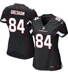 Women's Nike Arizona Cardinals #84 Jermaine Gresham Game Black Alternate NFL Jersey