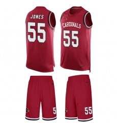 Men's Nike Arizona Cardinals #55 Chandler Jones Limited Red Tank Top Suit NFL Jersey