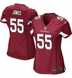 Women's Nike Arizona Cardinals #55 Chandler Jones Game Red Team Color NFL Jersey