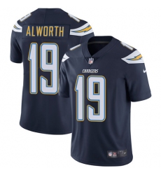 Youth Nike Los Angeles Chargers #19 Lance Alworth Navy Blue Team Color Vapor Untouchable Limited Player NFL Jersey