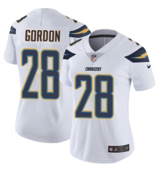 Women's Nike Los Angeles Chargers #28 Melvin Gordon Elite White NFL Jersey