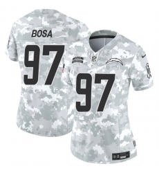 Women's Los Angeles Chargers #97 Joey Bosa 2024 F.U.S.E Arctic Camo Salute To Service Limited Stitched Football Jersey(Run Small) Women's Los Angeles Chargers #97 Joey Bosa 2024 F.U.S.E Arctic Camo Salute To Service Limited Stitched Football Jersey(Run Small)
