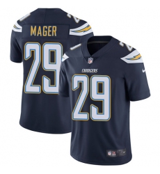 Youth Nike Los Angeles Chargers #29 Craig Mager Elite Navy Blue Team Color NFL Jersey