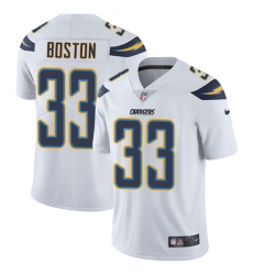 Youth Nike Los Angeles Chargers #33 Tre Boston White Vapor Untouchable Limited Player NFL Jersey