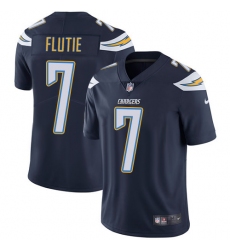 Youth Nike Los Angeles Chargers #7 Doug Flutie Elite Navy Blue Team Color NFL Jersey