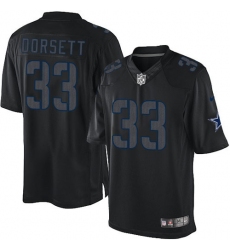Men's Nike Dallas Cowboys #33 Tony Dorsett Limited Black Impact NFL Jersey