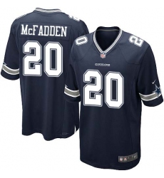 Men's Nike Dallas Cowboys #20 Darren McFadden Game Navy Blue Team Color NFL Jersey
