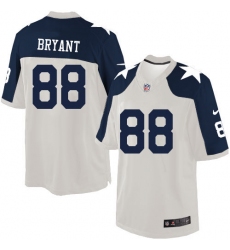 Men's Nike Dallas Cowboys #88 Dez Bryant Limited White Throwback Alternate NFL Jersey