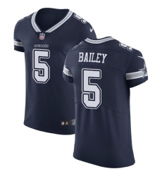 Men's Nike Dallas Cowboys #5 Dan Bailey Navy Blue Team Color Vapor Untouchable Elite Player NFL Jersey