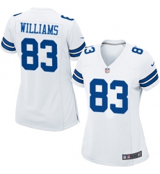Women's Nike Dallas Cowboys #83 Terrance Williams Game White NFL Jersey