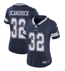 Women's Nike Dallas Cowboys #32 Orlando Scandrick Elite Navy Blue Team Color NFL Jersey