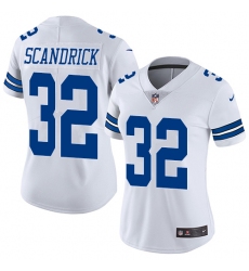 Women's Nike Dallas Cowboys #32 Orlando Scandrick Elite White NFL Jersey