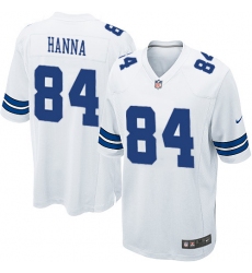 Men's Nike Dallas Cowboys #84 James Hanna Game White NFL Jersey