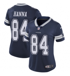 Women's Nike Dallas Cowboys #84 James Hanna Elite Navy Blue Team Color NFL Jersey