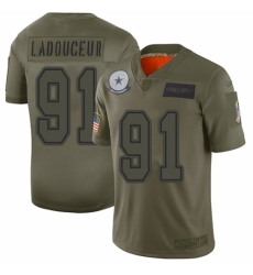Men's Dallas Cowboys #91 L. P. Ladouceur Limited Camo 2019 Salute to Service Football Jersey