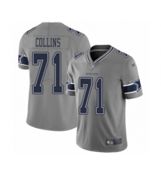 Women's Dallas Cowboys #71 La'el Collins Limited Gray Inverted Legend Football Jersey