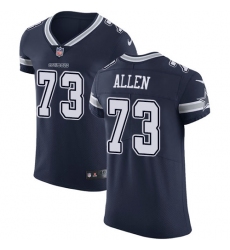 Men's Nike Dallas Cowboys #73 Larry Allen Navy Blue Team Color Vapor Untouchable Elite Player NFL Jersey