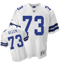 Reebok Dallas Cowboys #73 Larry Allen Premier EQT White Legend Throwback NFL Jersey