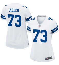 Women's Nike Dallas Cowboys #73 Larry Allen Game White NFL Jersey