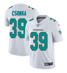 Youth Nike Miami Dolphins #39 Larry Csonka White Vapor Untouchable Limited Player NFL Jersey