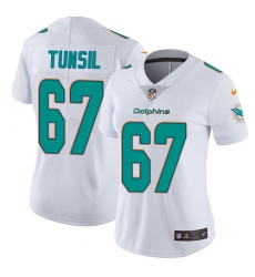 Women's Nike Miami Dolphins #67 Laremy Tunsil White Vapor Untouchable Limited Player NFL Jersey
