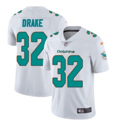 Youth Nike Miami Dolphins #32 Kenyan Drake White Vapor Untouchable Limited Player NFL Jersey