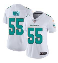 Women's Nike Miami Dolphins #55 Koa Misi Elite White NFL Jersey