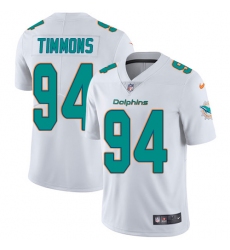 Men's Nike Miami Dolphins #94 Lawrence Timmons White Vapor Untouchable Limited Player NFL Jersey