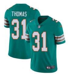 Men's Nike Miami Dolphins #31 Michael Thomas Aqua Green Alternate Vapor Untouchable Limited Player NFL Jersey
