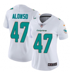 Women's Nike Miami Dolphins #47 Kiko Alonso White Vapor Untouchable Limited Player NFL Jersey