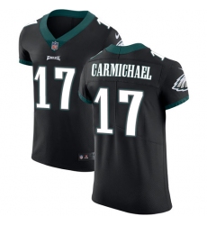 Men's Nike Philadelphia Eagles #17 Harold Carmichael Black Alternate Vapor Untouchable Elite Player NFL Jersey