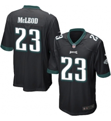 Men's Nike Philadelphia Eagles #23 Rodney McLeod Game Black Alternate NFL Jersey
